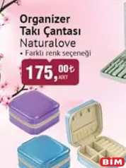 NATURALOVE ORGANİZER TAKI ÇANTASI NATURALOVE ORGANİZER TAKI ÇANTASI